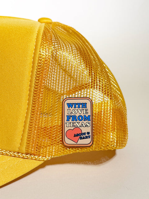 A+H With Love From Texas Pin - ascot + hart