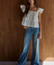 Aila Square Neck Blouse - ascot + hart