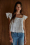Aila Square Neck Blouse - ascot + hart