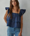 Aila Square Neck Blouse - ascot + hart
