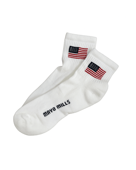 American Flag Quarter Crew socks - ascot + hart