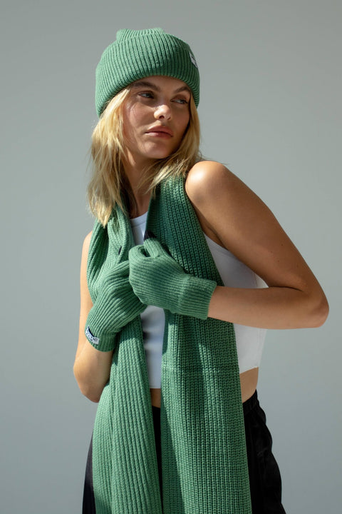 Arctic Fox Beanie - Forest Fern - ascot + hart