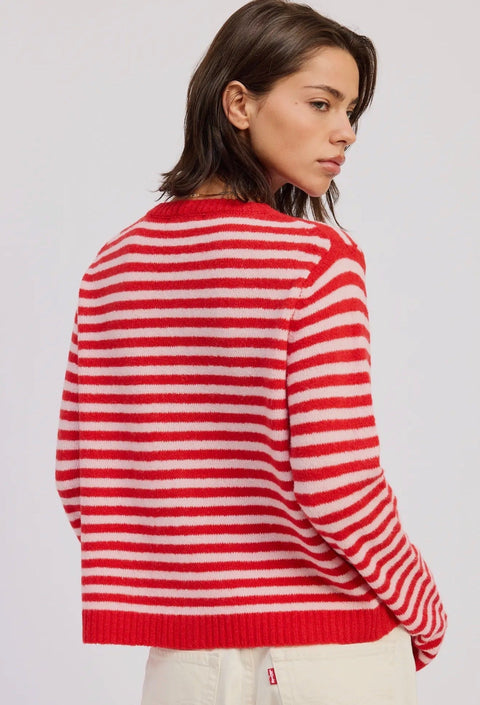 Arden Striped Cardigan - ascot + hart