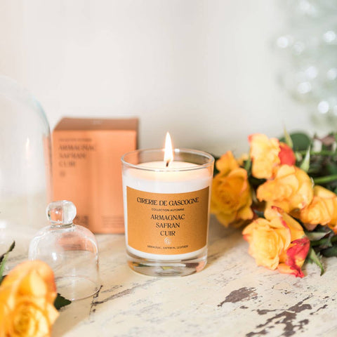 Armagnac, Saffron, Leather Blend Candle - ascot + hart