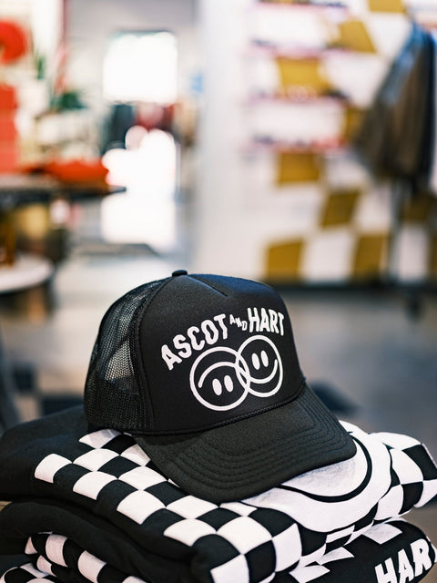 Ascot + Hart Double Smile Trucker - ascot + hart