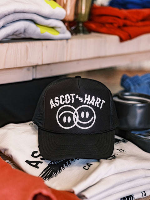 Ascot + Hart Double Smile Trucker - ascot + hart