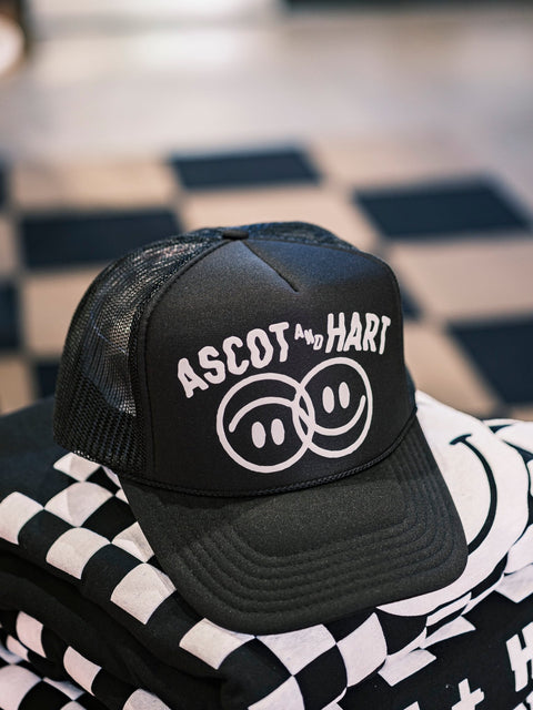 Ascot + Hart Double Smile Trucker - ascot + hart