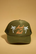 Ascot + Hart Palm Tree Trucker - ascot + hart