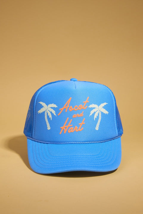 Ascot + Hart Palm Tree Trucker - ascot + hart