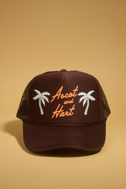 Ascot + Hart Palm Tree Trucker - ascot + hart