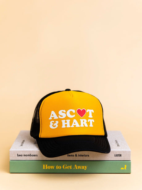 Ascot + Hart Vintage Heart Trucker - ascot + hart
