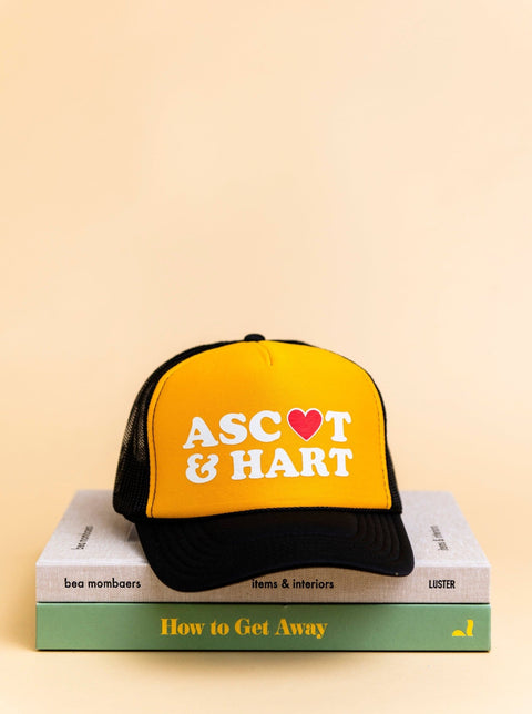 Ascot + Hart Vintage Heart Trucker - ascot + hart