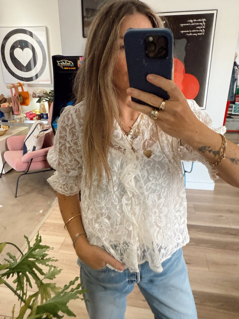 Asher Lace Top - ascot + hart