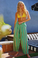 Aurora Striped Parachute Pants - ascot + hart