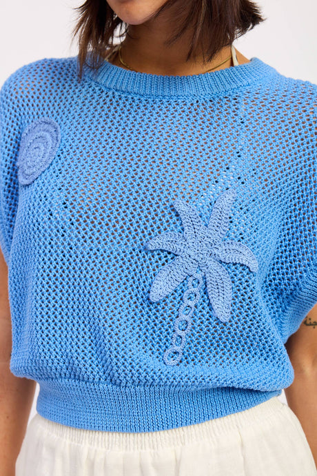 Ava Sleeveless Crochet Top - ascot + hart