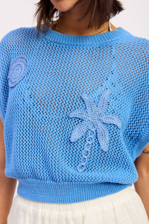 Ava Sleeveless Crochet Top - ascot + hart