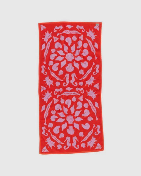 Baggu Bath Towel - Sea Shells - ascot + hart