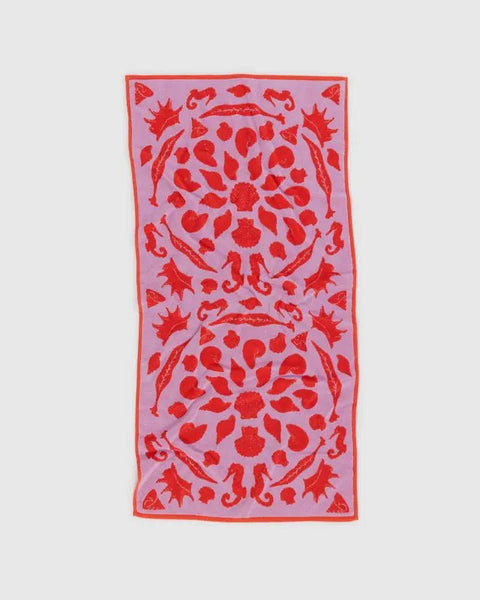 Baggu Bath Towel - Sea Shells - ascot + hart