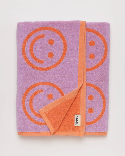 Bath Towel - Happy Lilac - ascot + hart