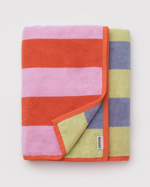 Bath Towel - Pool Stripe - ascot + hart