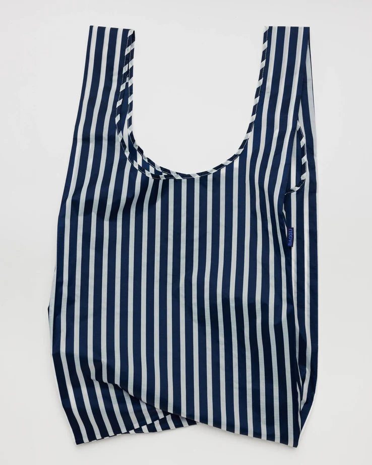 Baggu Reusable Bag Big Navy Stripe