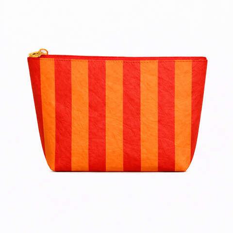 Birdie Stripe Cosmetic Bag - ascot + hart