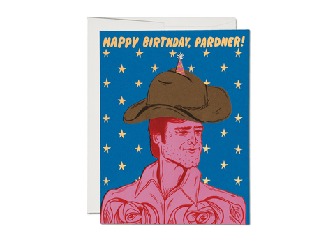 Birthday Pardner birthday greeting card - ascot + hart