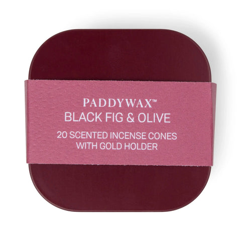 Black Fig & Olive - Metal Incense Tin - ascot + hart