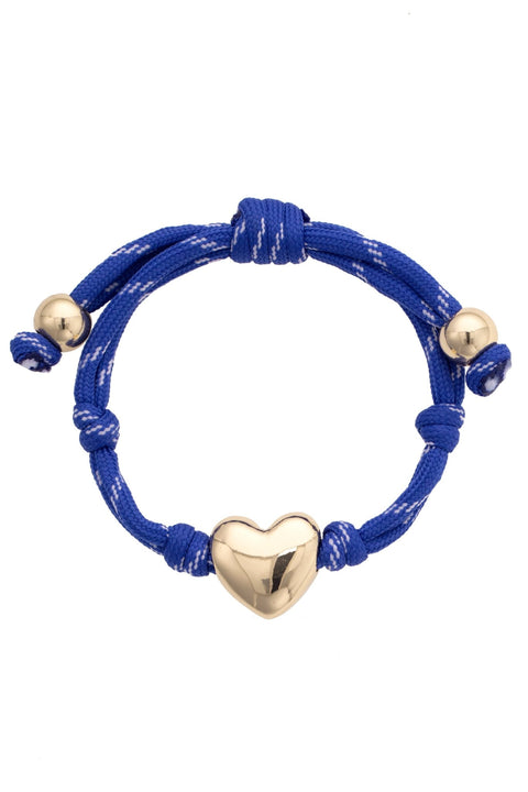 Blaine Puffy Heart Paracord Bracelet - ascot + hart