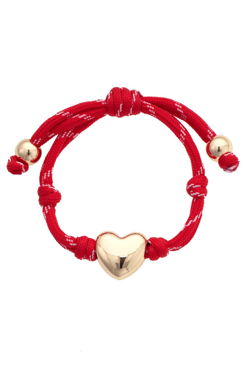 Blaine Puffy Heart Paracord Bracelet - ascot + hart