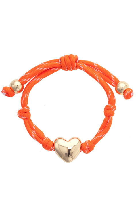Blaine Puffy Heart Paracord Bracelet - ascot + hart