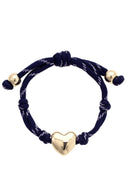 Blaine Puffy Heart Paracord Bracelet - ascot + hart