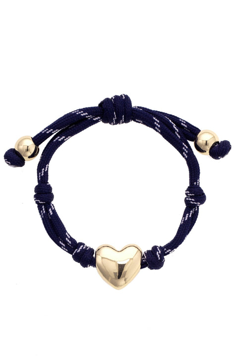 Blaine Puffy Heart Paracord Bracelet - ascot + hart