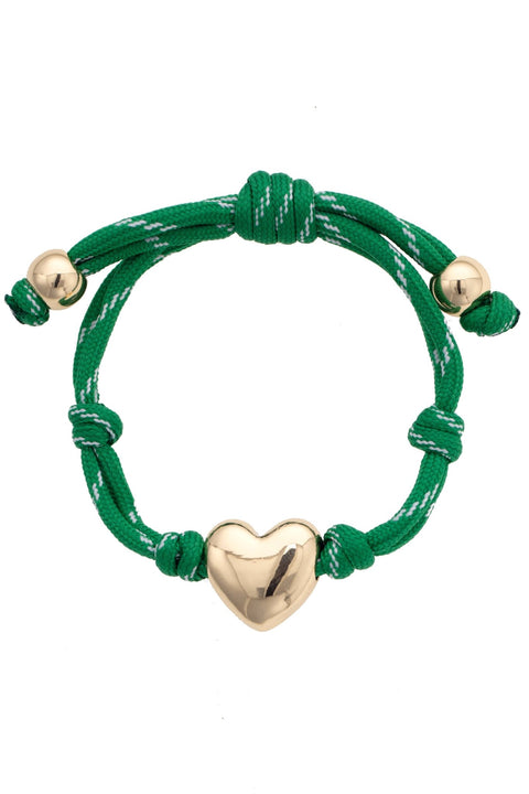 Blaine Puffy Heart Paracord Bracelet - ascot + hart