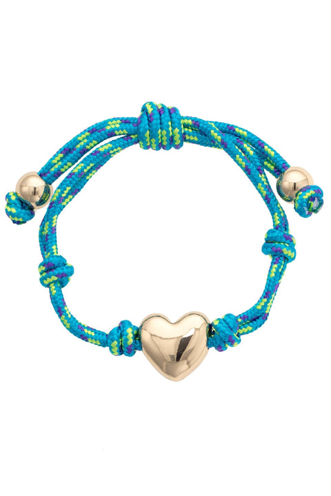 Blaine Puffy Heart Paracord Bracelet - ascot + hart