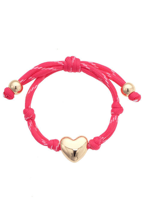 Blaine Puffy Heart Paracord Bracelet - ascot + hart