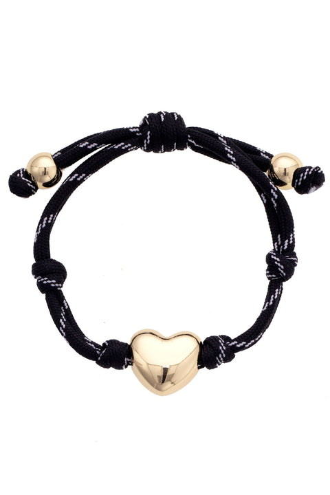 Blaine Puffy Heart Paracord Bracelet - ascot + hart