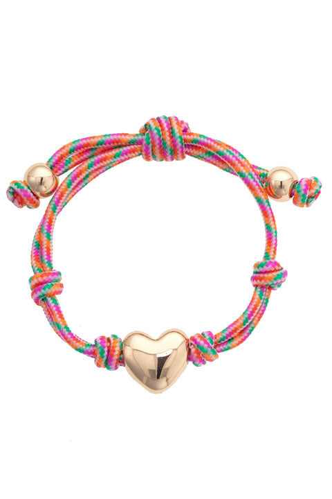 Blaine Puffy Heart Paracord Bracelet - ascot + hart