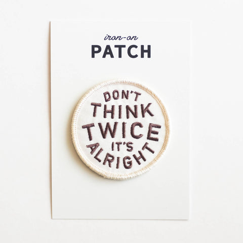 Bob Dylan Embroidered Iron on Patch - ascot + hart