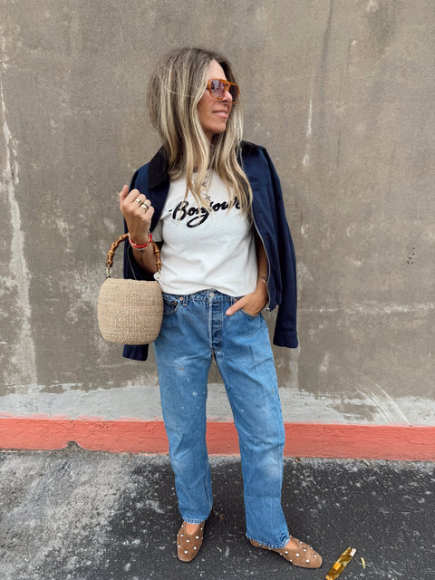 Bonjour Ringer Tee - ascot + hart