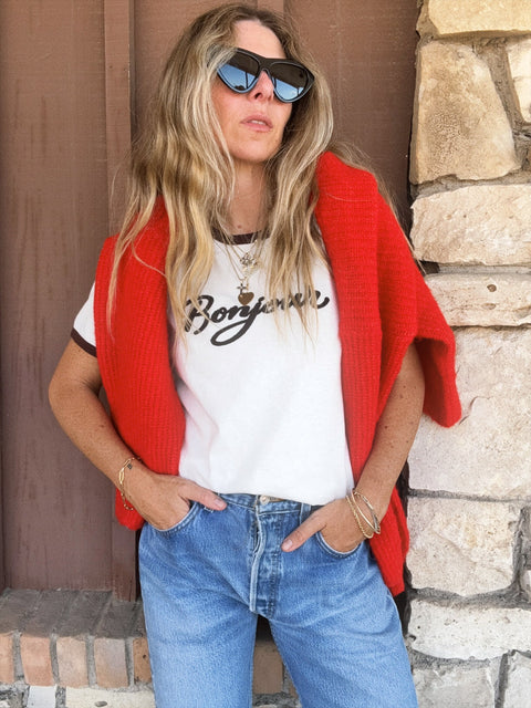 Bonjour Ringer Tee - ascot + hart