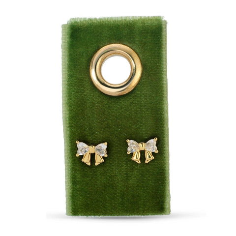 Bow Stud Earrings - ascot + hart