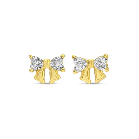 Bow Stud Earrings - ascot + hart