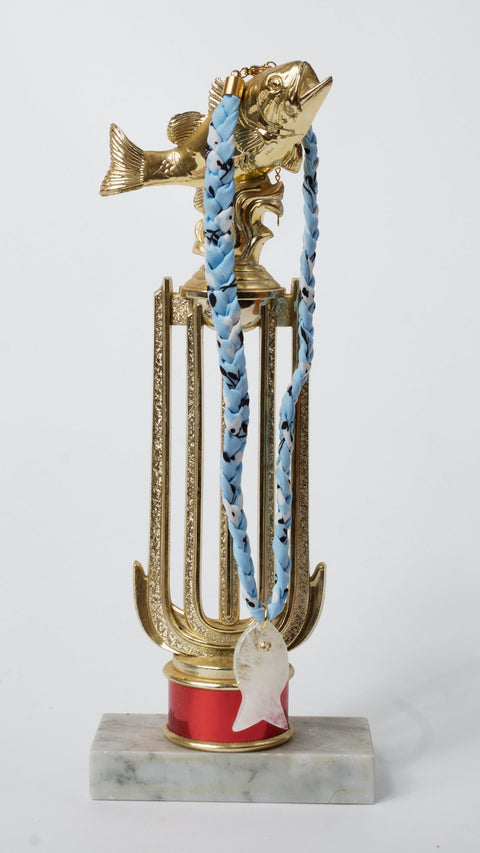 Braided Rope Bandana Fish Necklace - ascot + hart
