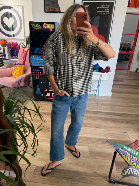 Brielle Gingham Blouse - ascot + hart