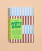 Broken Stripe Letterpress Spiral Notebook - ascot + hart