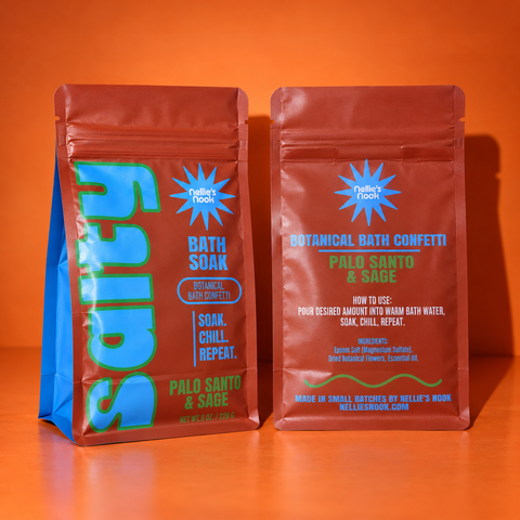 SALTY Botanical Bath Confetti - Palo Santo & Sage