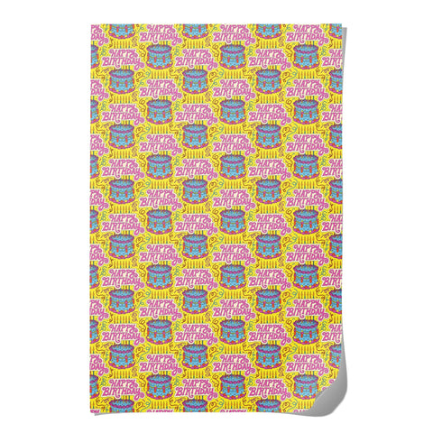 Cake and Confetti Wrapping Paper - ascot + hart