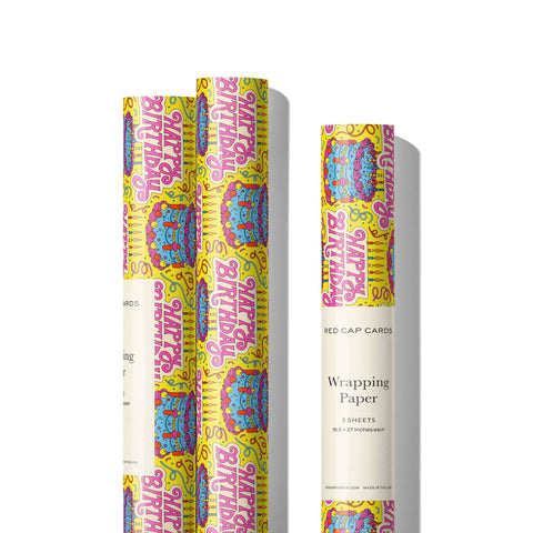 Cake and Confetti Wrapping Paper - ascot + hart