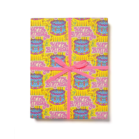 Cake and Confetti Wrapping Paper - ascot + hart
